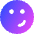 Smiley Smirk Icon from Core Gradient Set