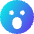 Smiley Surprised Icon from Core Gradient Set