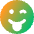 Smiley Tongue Out And Wink Icon from Core Gradient Set