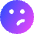 Smiley Unhappy Icon from Core Gradient Set