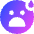 Smiley Worried Icon from Core Gradient Set