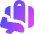 Baggage Airplane Icon from Core Gradient Set