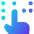 Braille Blind Icon from Core Gradient Set