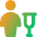 Crutch Icon from Core Gradient Set