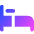 Hotel Bed 4 Icon from Core Gradient Set