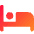 Hotel Bed 5 Icon from Core Gradient Set
