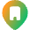 Location Company Building Pin Icon from Core Gradient Set