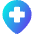 Location Pin Medical Hospital 1 Icon from Core Gradient Set