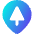 Location Pin Park Icon from Core Gradient Set