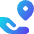 Share Location Icon from Core Gradient Set
