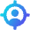 User Target Icon from Core Gradient Set