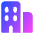 Building Office Icon from Core Gradient Set
