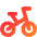 Bicycle Bike Icon from Core Gradient Set