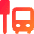 Bus Station Icon from Core Gradient Set