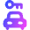 Car Rentals Icon from Core Gradient Set