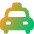 Car Taxi 2 Icon from Core Gradient Set