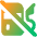Empty Gas Icon from Core Gradient Set