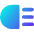 Headlights High Beam Icon from Core Gradient Set