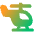 Helicopter Side Icon from Core Gradient Set