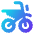 Motorcycle Side Icon from Core Gradient Set