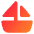 Sail Ship Icon from Core Gradient Set