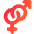 Gender Hetero Icon from Core Gradient Set