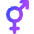Intersex Symbol Icon from Core Gradient Set