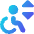 Lift Disability Icon from Core Gradient Set