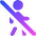 Signage Pedestrian No Crossing Icon from Core Gradient Set