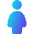 Toilet Women Icon from Core Gradient Set