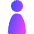 Toiltet Sign Woman Icon from Core Gradient Set