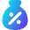 Discount Percent Bag Icon from Core Gradient Set