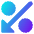 Discount Percent Decrease Icon from Core Gradient Set