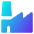 Store Factory Icon from Core Gradient Set
