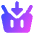 Shopping Basket Add Icon from Core Gradient Set