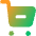 Shopping Cart Subtract Icon from Core Gradient Set