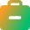 Bag Suitcase Remove Subtract Icon from Core Gradient Set