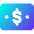 Bill Dollar 2 Icon from Core Gradient Set