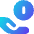 Coin Share Icon from Core Gradient Set