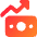 Money Trend Icon from Core Gradient Set
