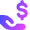 Share Money Dollar Icon from Core Gradient Set