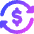 Subscription Cashflow Icon from Core Gradient Set