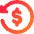 Transaction Refund Cashback Icon from Core Gradient Set