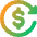 Transaction Repeat Recurring Icon from Core Gradient Set