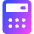 Calculator 1 Icon from Core Gradient Set
