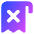 Receipt Cross Icon from Core Gradient Set