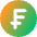 Franc Circle Icon from Core Gradient Set