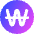 Won Circle Icon from Core Gradient Set