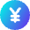 Yuan Yen Circle Icon from Core Gradient Set
