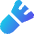 Make Up Brush Icon from Core Gradient Set